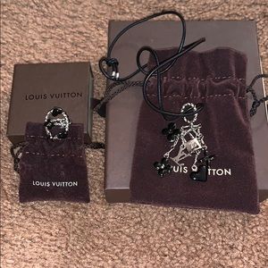 Jewelry necklace and ring